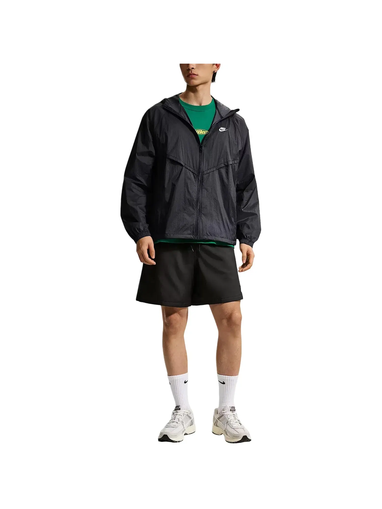 Мужская куртка с длинным рукавом Nike Windrunner Full-Zip UV Jacket — изображение 4 из 5, черный