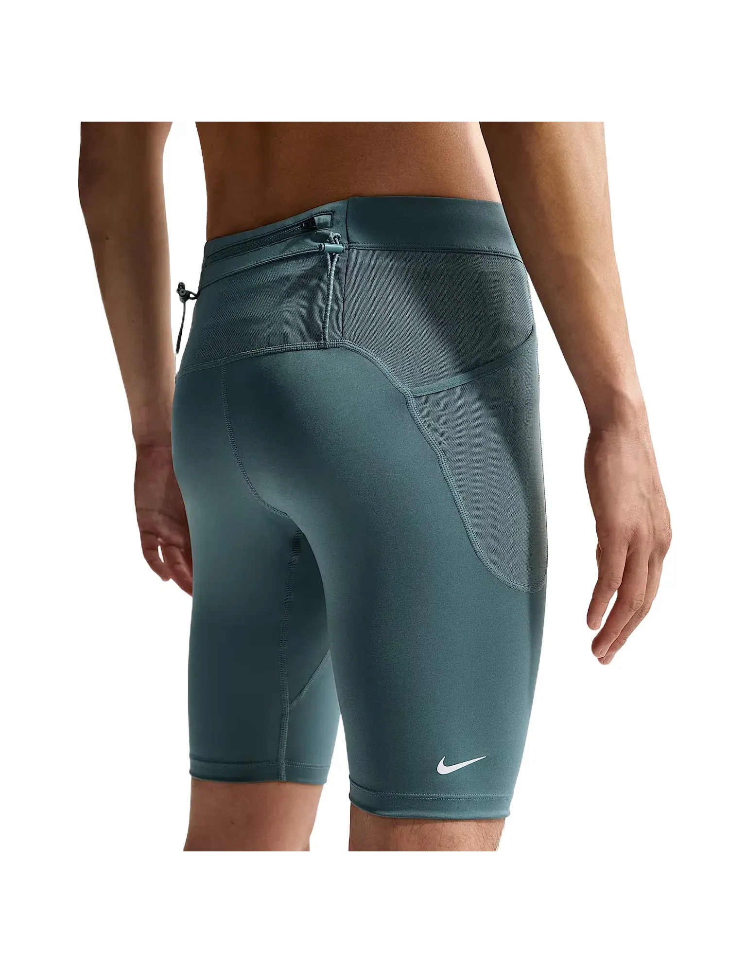 Мужские леггинсы для бега Dri-FIT ADV с принтом Lava Loops Nike — изображение 4 из 4, зеленый