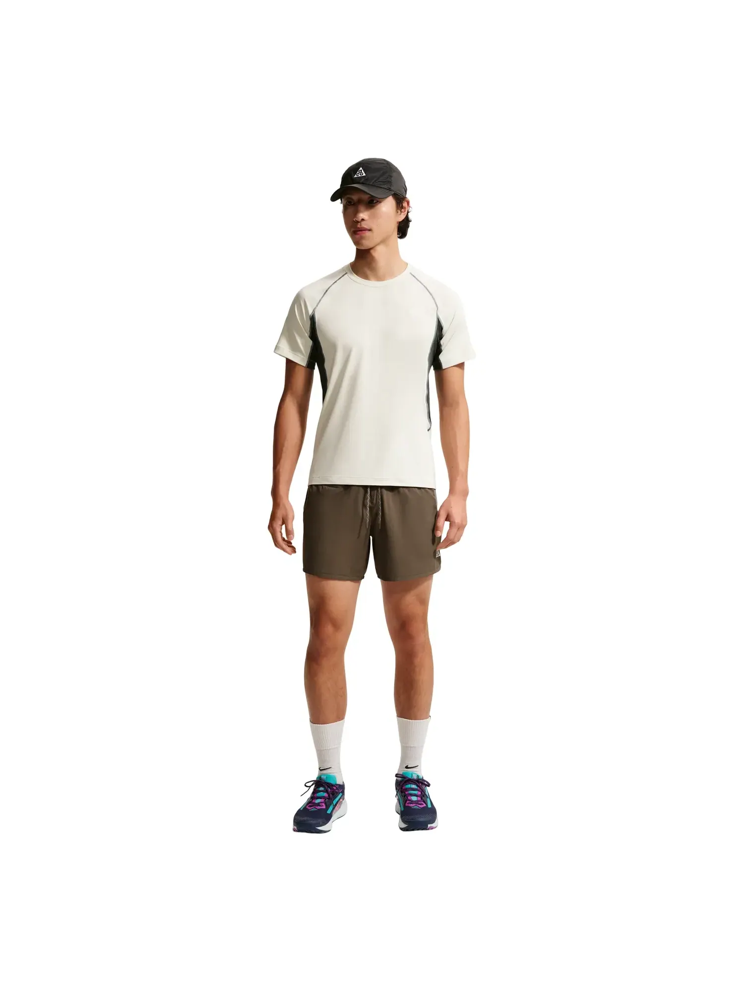 Мужские шорты для бега с принтом Nike ACG Second Sunrise Dri-FIT ADV 5-Inch Brieflined — изображение 1 из 6, коричневый