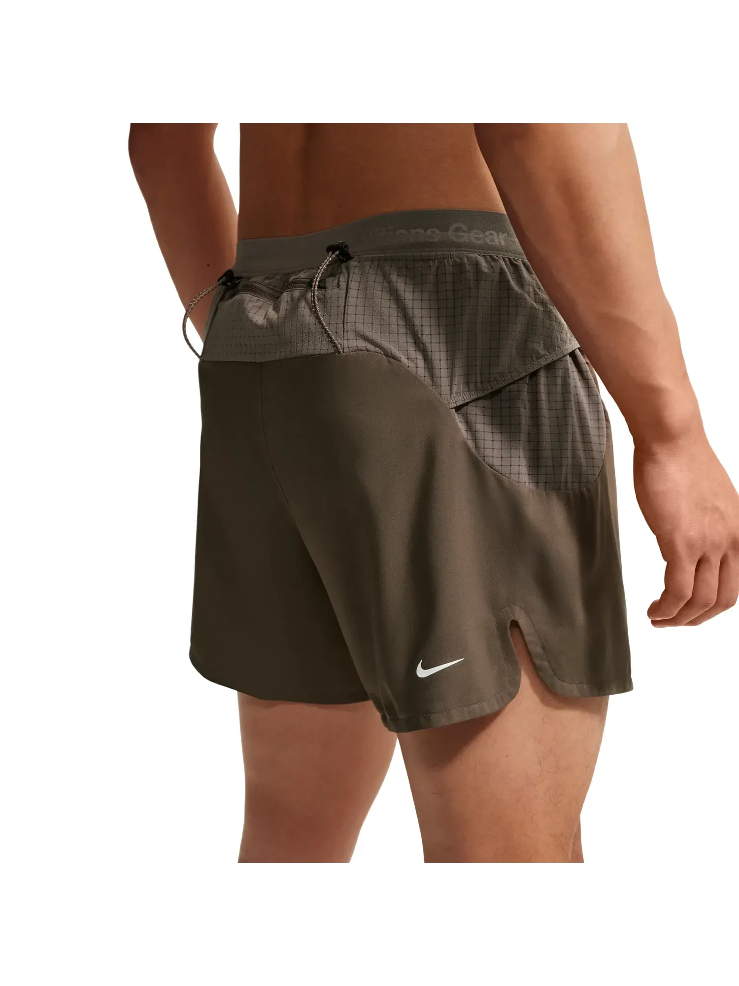 Мужские шорты для бега с принтом Nike ACG Second Sunrise Dri-FIT ADV 5-Inch Brieflined — изображение 2 из 6, коричневый