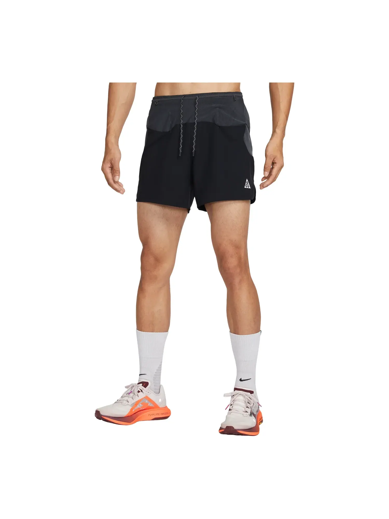 Мужские шорты для бега с принтом Nike ACG Second Sunrise Dri-FIT ADV 5-Inch Brieflined Shorts — изображение 1 из 6, черный