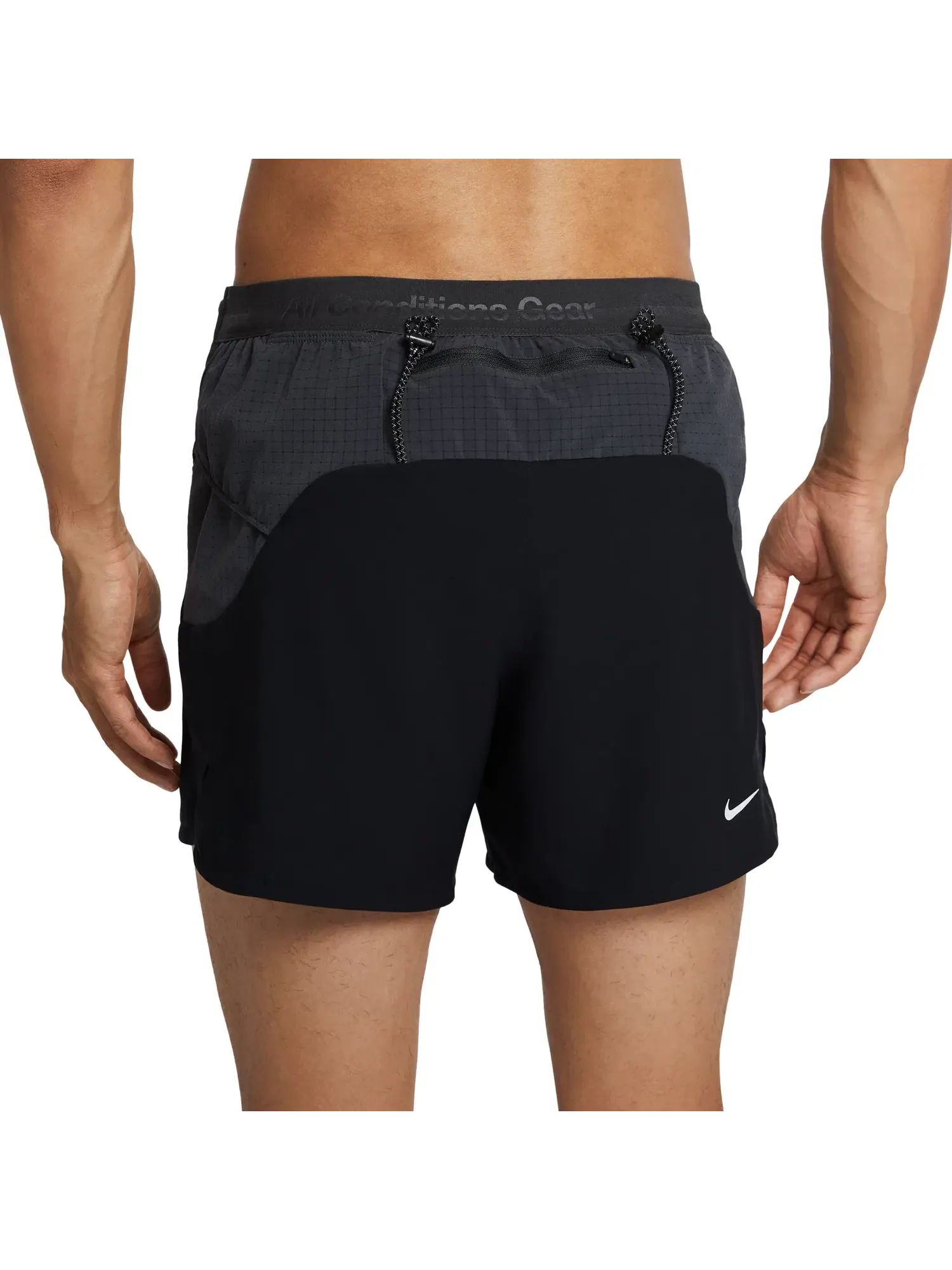 Мужские шорты для бега с принтом Nike ACG Second Sunrise Dri-FIT ADV 5-Inch Brieflined Shorts — изображение 6 из 6, черный