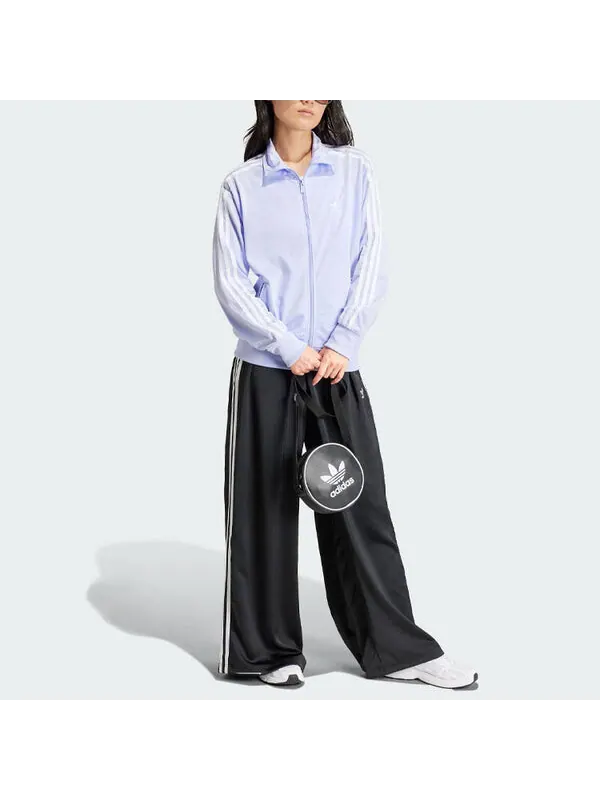 Куртка оригиналы adicolor классика свободный firebird track top азия размеры Adidas — изображение 4 из 4, фиолетовый