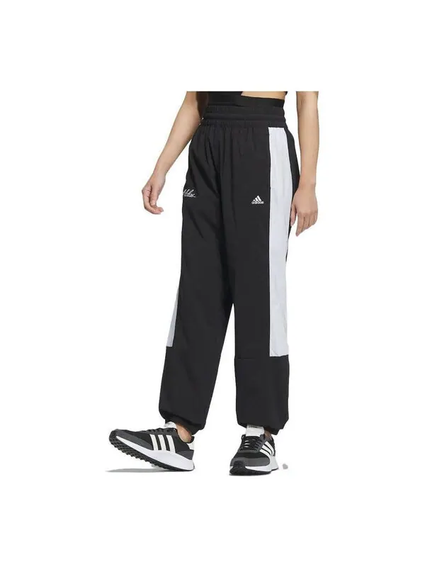 Штаны штаны из ткани rco Adidas — изображение 1 из 1, черный