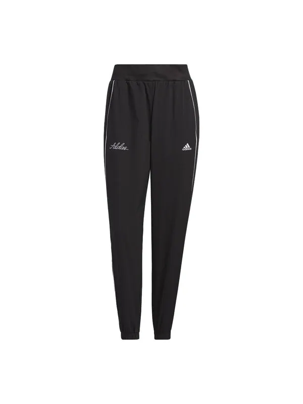 Штаны штаны из ткани rco Adidas — изображение 1 из 4, черный
