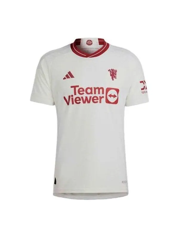 Футболка manchester united 23 24 третья аутентичная футболка Adidas — изображение 1 из 1, белый