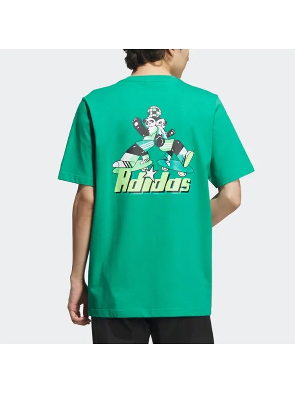 Футболка китайские Футболка gfx Adidas — изображение 3 из 4, зеленый