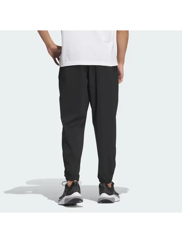 Штаны штаны из ткани wuji Adidas — изображение 3 из 4, черный