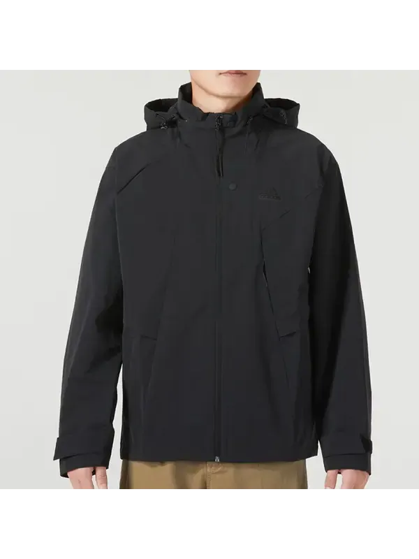 Куртка tech top тканые Куртка Adidas — изображение 2 из 4, черный