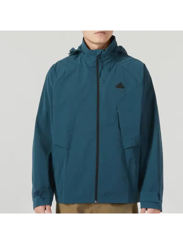 Куртка tech top тканые Куртка Adidas — изображение 2 из 4, темно-синий