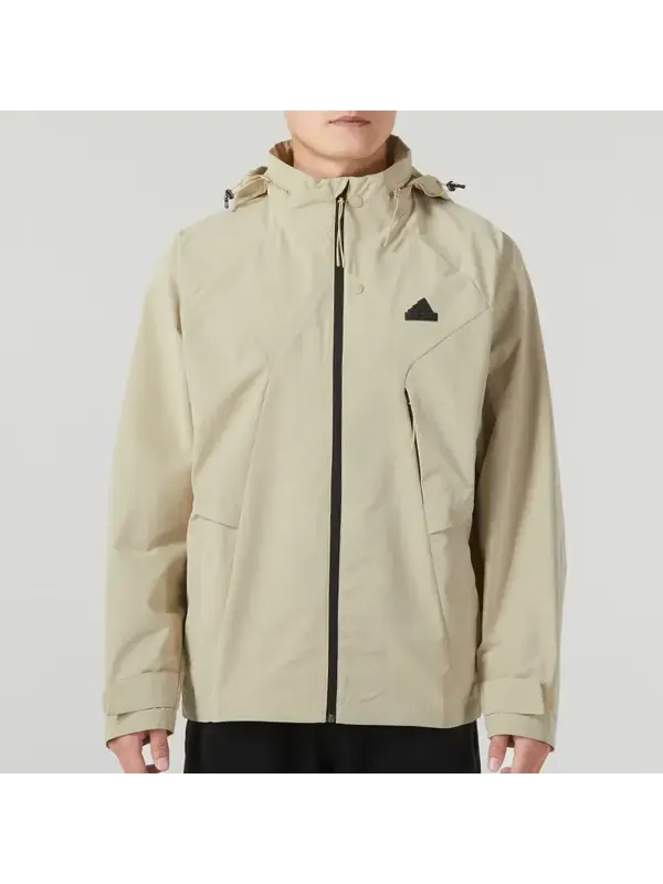 Куртка tech top тканые Куртка Adidas — изображение 3 из 4, бежевый