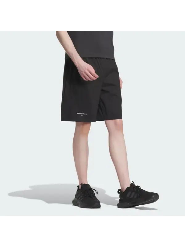 Шорты спортивная одежда для отдыха 1 2 шорты Adidas — изображение 4 из 4, черный/белый