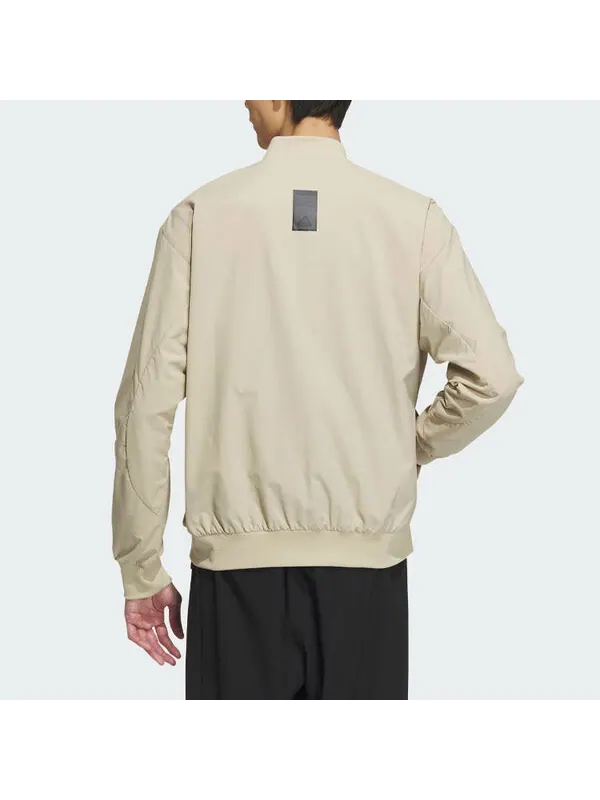 Куртка tech bos тканые Куртка Adidas — изображение 3 из 4, бежевый