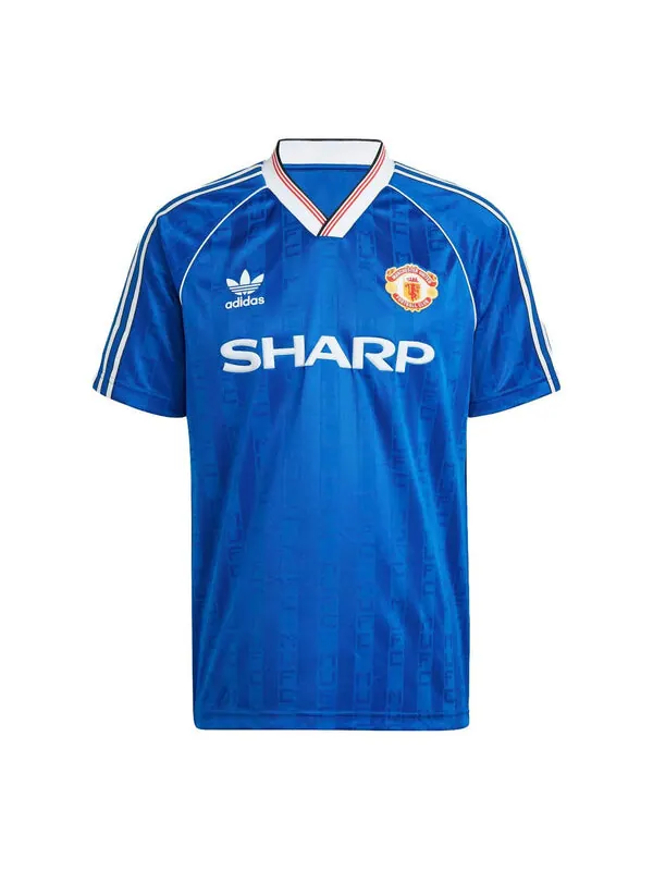 Футболка оригиналы manchester united og 1988 90 третий Adidas — изображение 1 из 4, синий/мульти