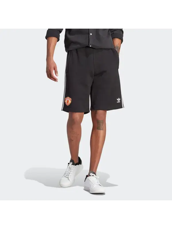 Шорты оригинальные manchester united og спортивные шорты Adidas — изображение 2 из 4, черный