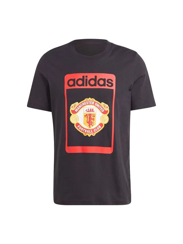 Футболка оригиналы manchester united og графическая футболка Adidas — изображение 1 из 4, черный/красный