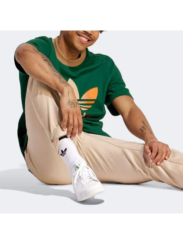 Футболка оригиналы adicolor 70s premium t shirt трилистник Adidas — изображение 4 из 4, темный зеленый