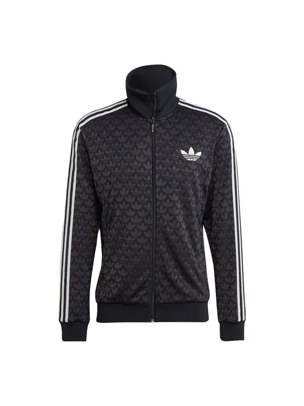 Куртка adidas originals Adicolor 70s Monogram Track Top 'Black' — изображение 1 из 4, черный