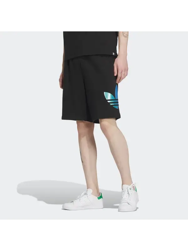 Шорты оригинальные трикотажные шорты Adidas — изображение 2 из 4, черный