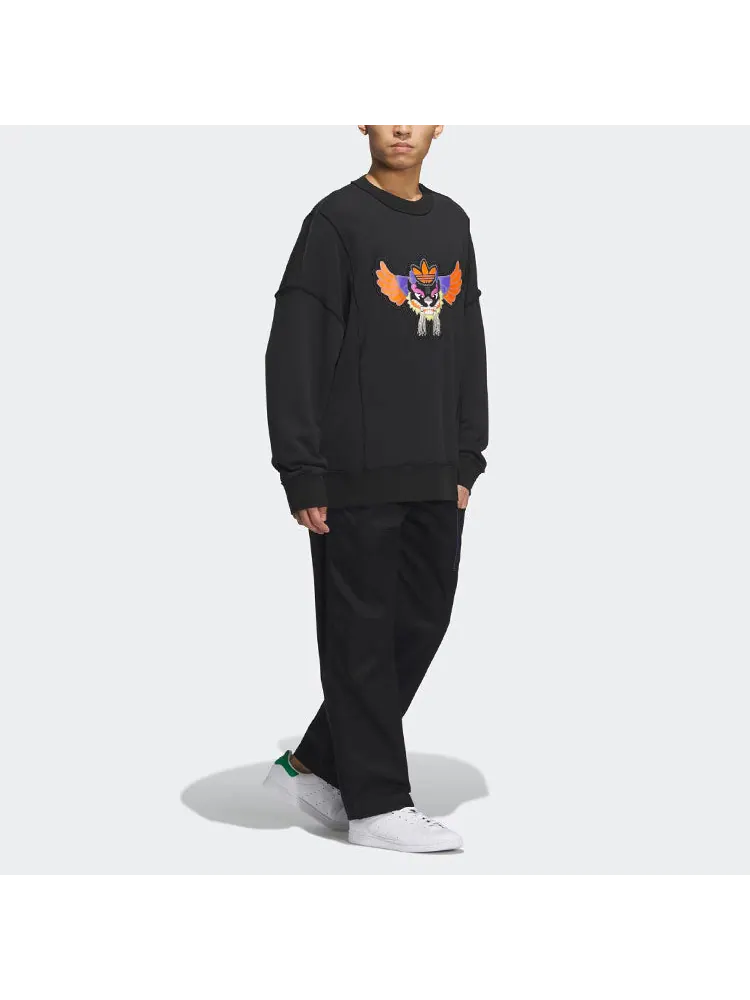 Худи adidas TOC QL Crew Sweatshirt 'Black' — изображение 3 из 3, черный