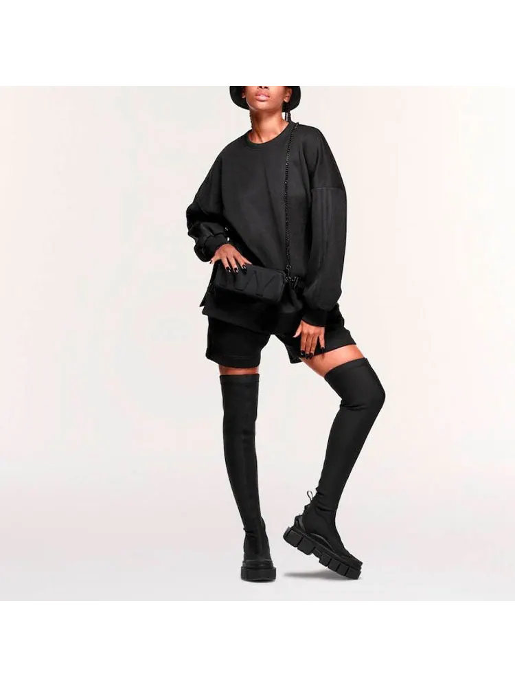 Свитер adidas originals x IVY PARK Sweaters 'Black' — изображение 3 из 5, черный