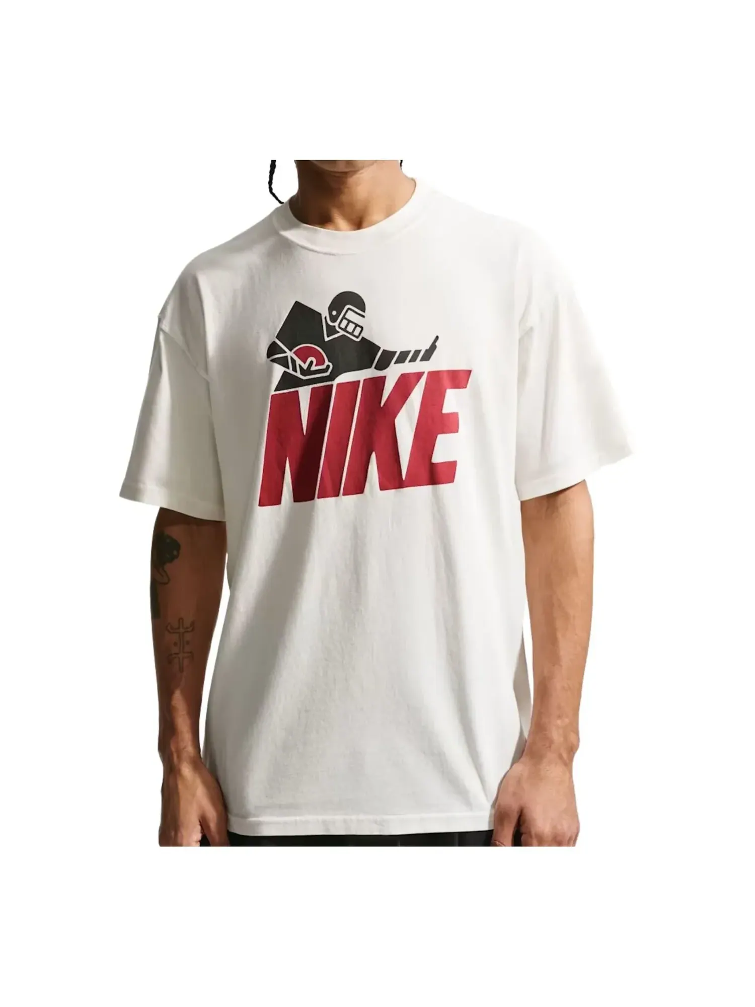 Футболка Nike Sportswear Max90 'Sail' — изображение 1 из 2, бежевый