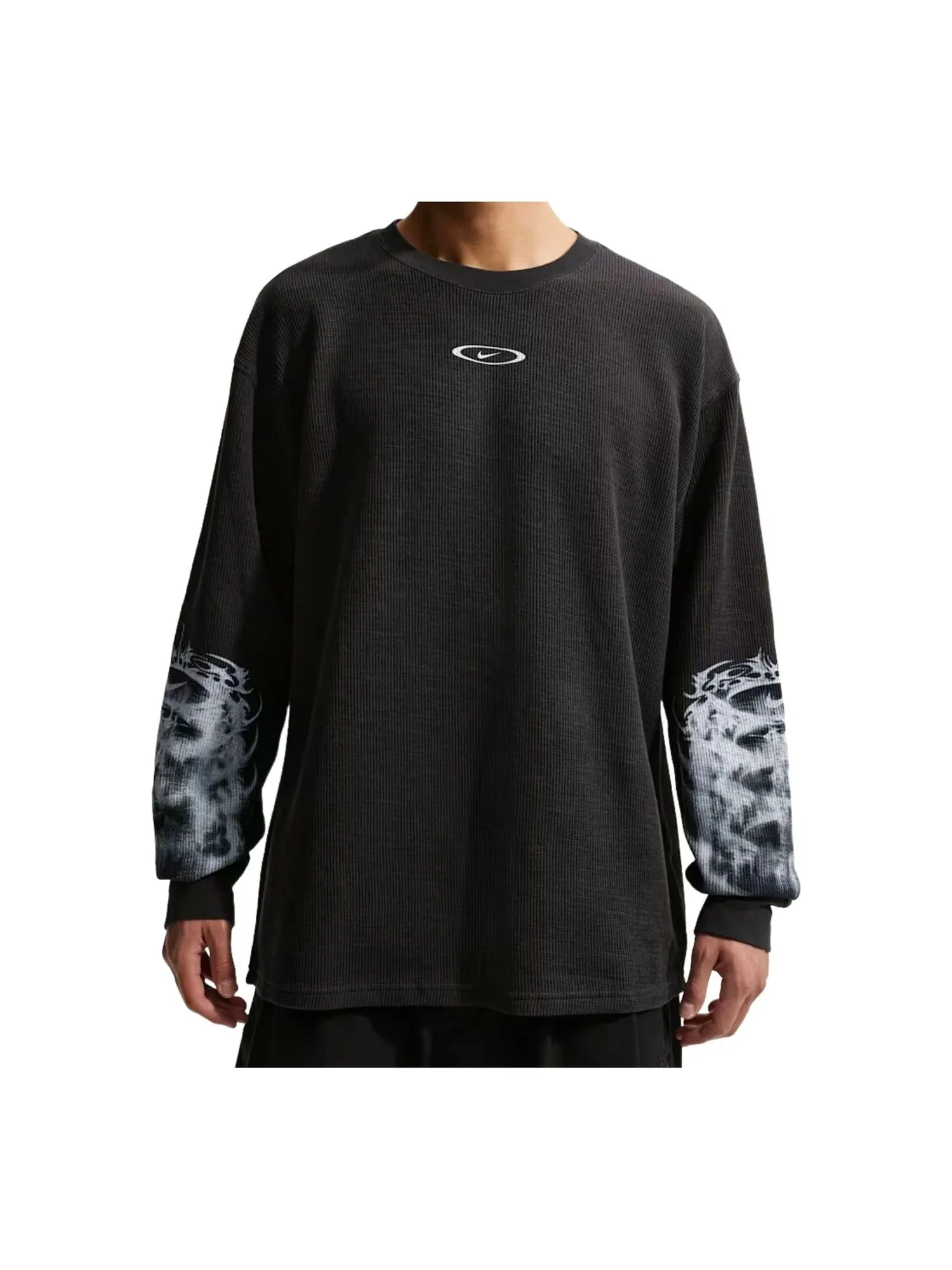 Термофутболка Nike Sportswear 'Off Noir' — изображение 1 из 2, черный