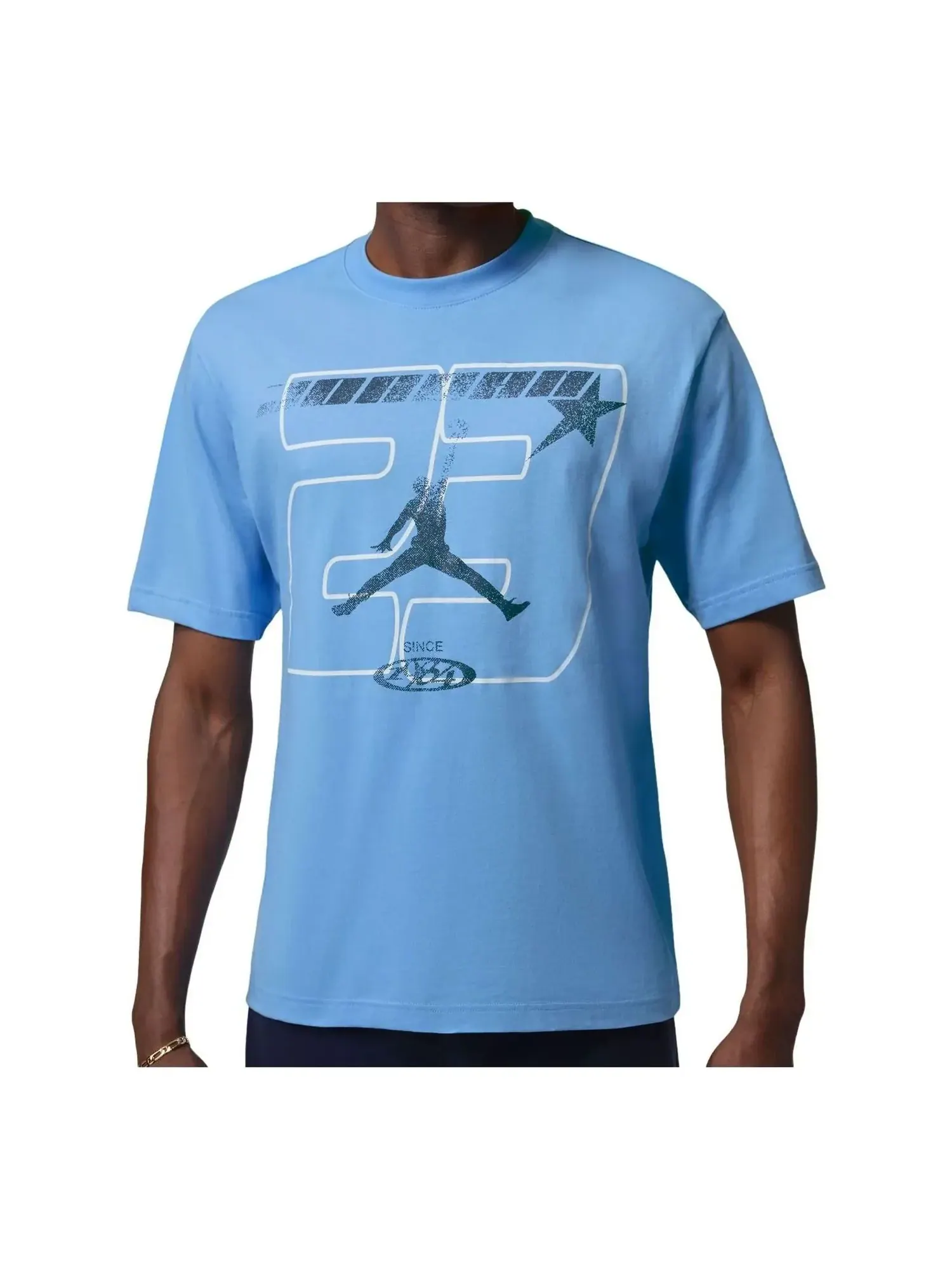 Футболка Air Jordan Graphic T-Shirt 'University Blue' — изображение 1 из 2, синий