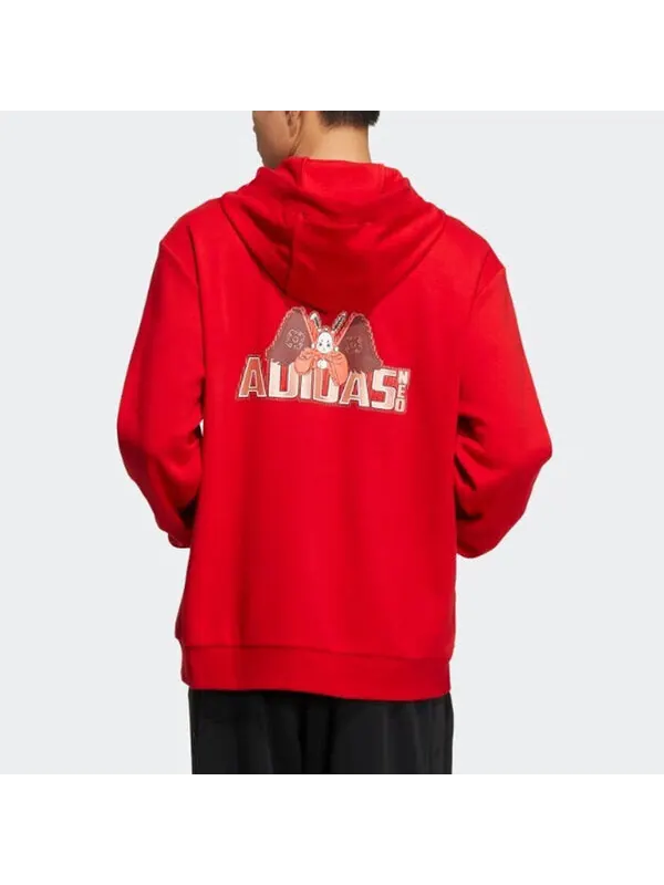 Толстовка adidas neo — изображение 3 из 4, красный