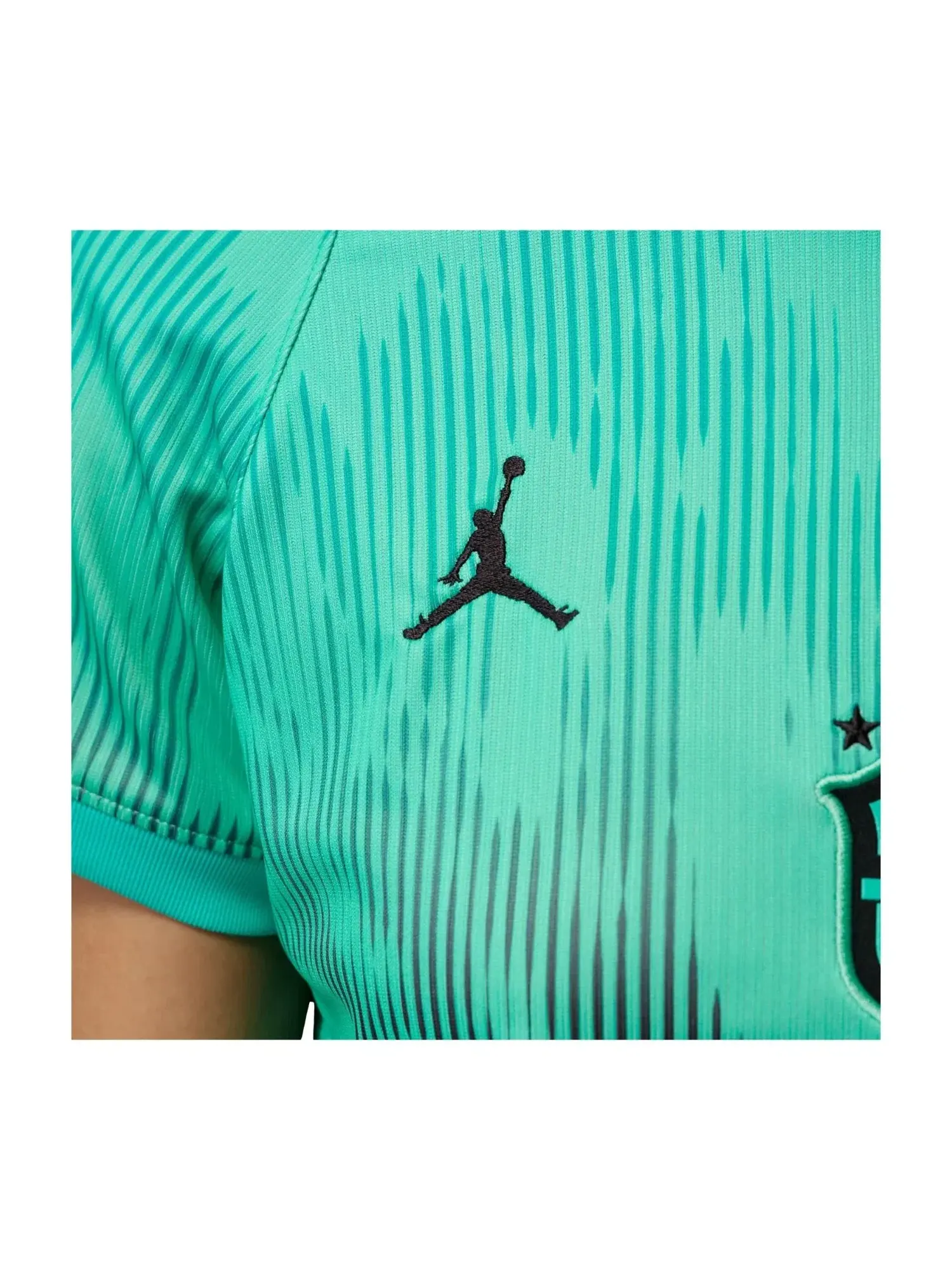 Женская футболка-джерси с длинным рукавом Jordan Brazil 2026 Stadium Goalkeeper Dri-FIT — изображение 4 из 5, зеленый