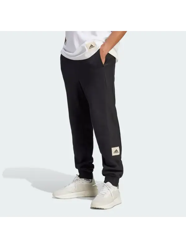 Брюки для отдыха брюки из французского трикотажа Adidas — изображение 2 из 4, черный