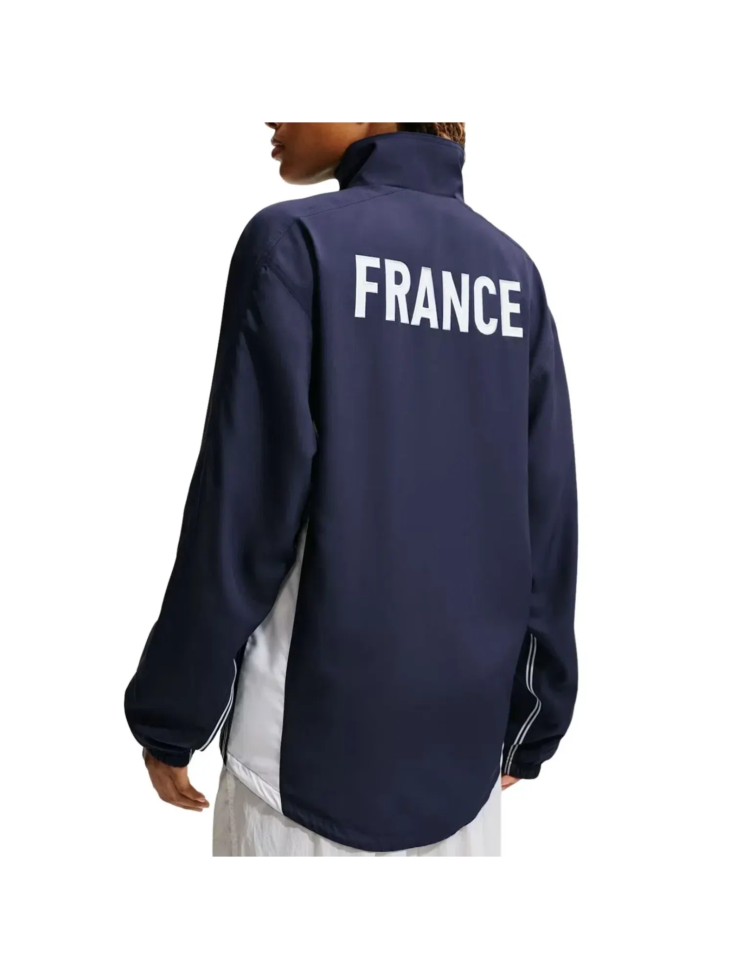 Мужская куртка с принтом Nike x France x Jacquemus Cryoshot Reissue Tracksuit Jacket — изображение 4 из 4, темно-синий