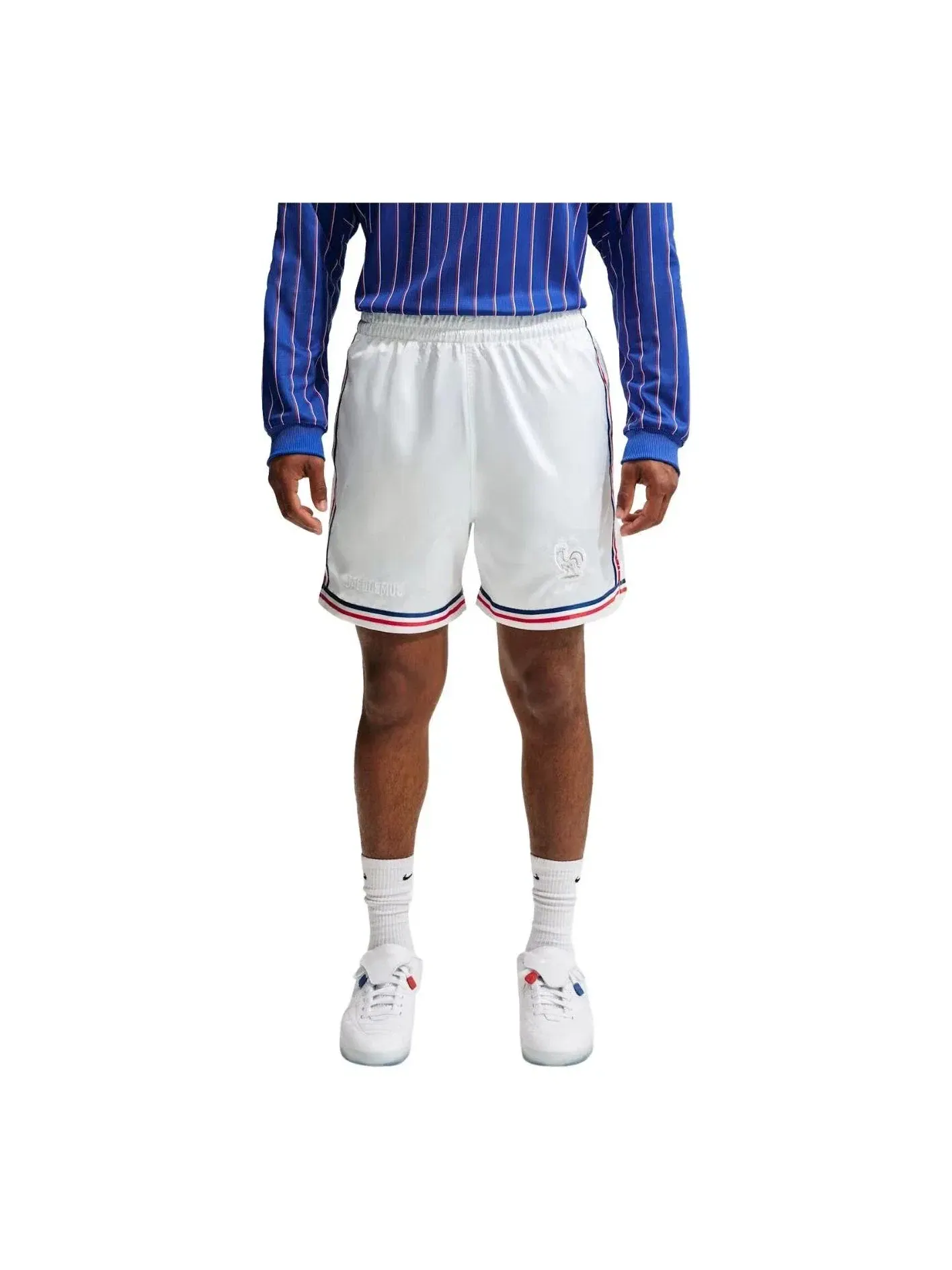 Мужские шорты для футбола Nike x France x Jacquemus Cryoshot Shorts — изображение 1 из 3, белый