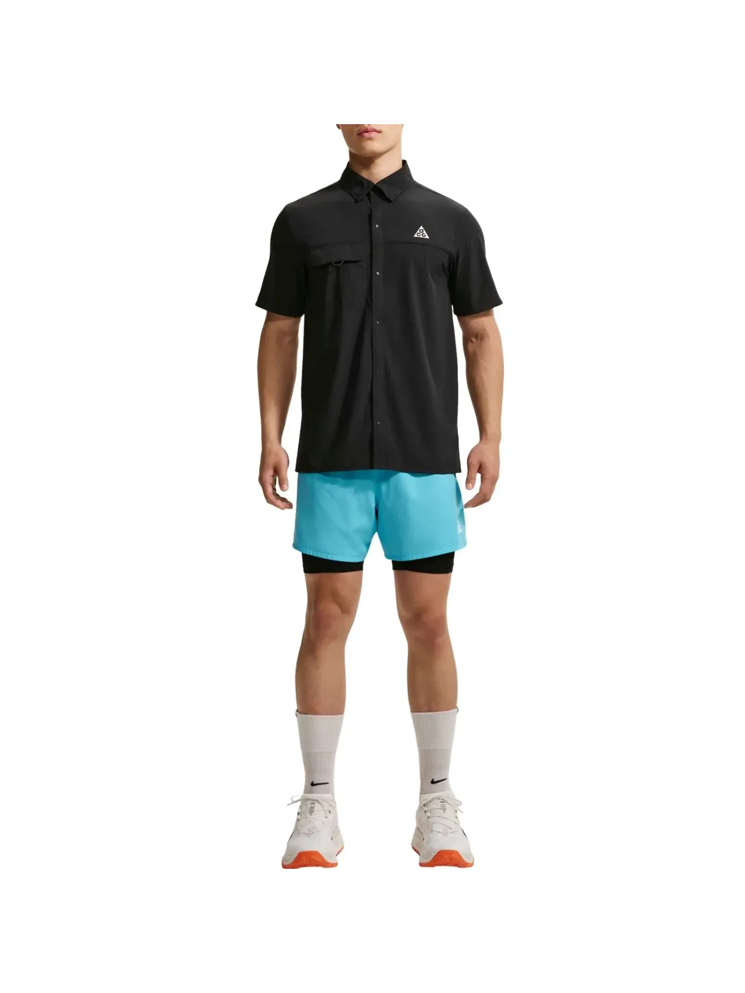 Мужская рубашка ACG Aireez Trail Nike — изображение 2 из 3, черный