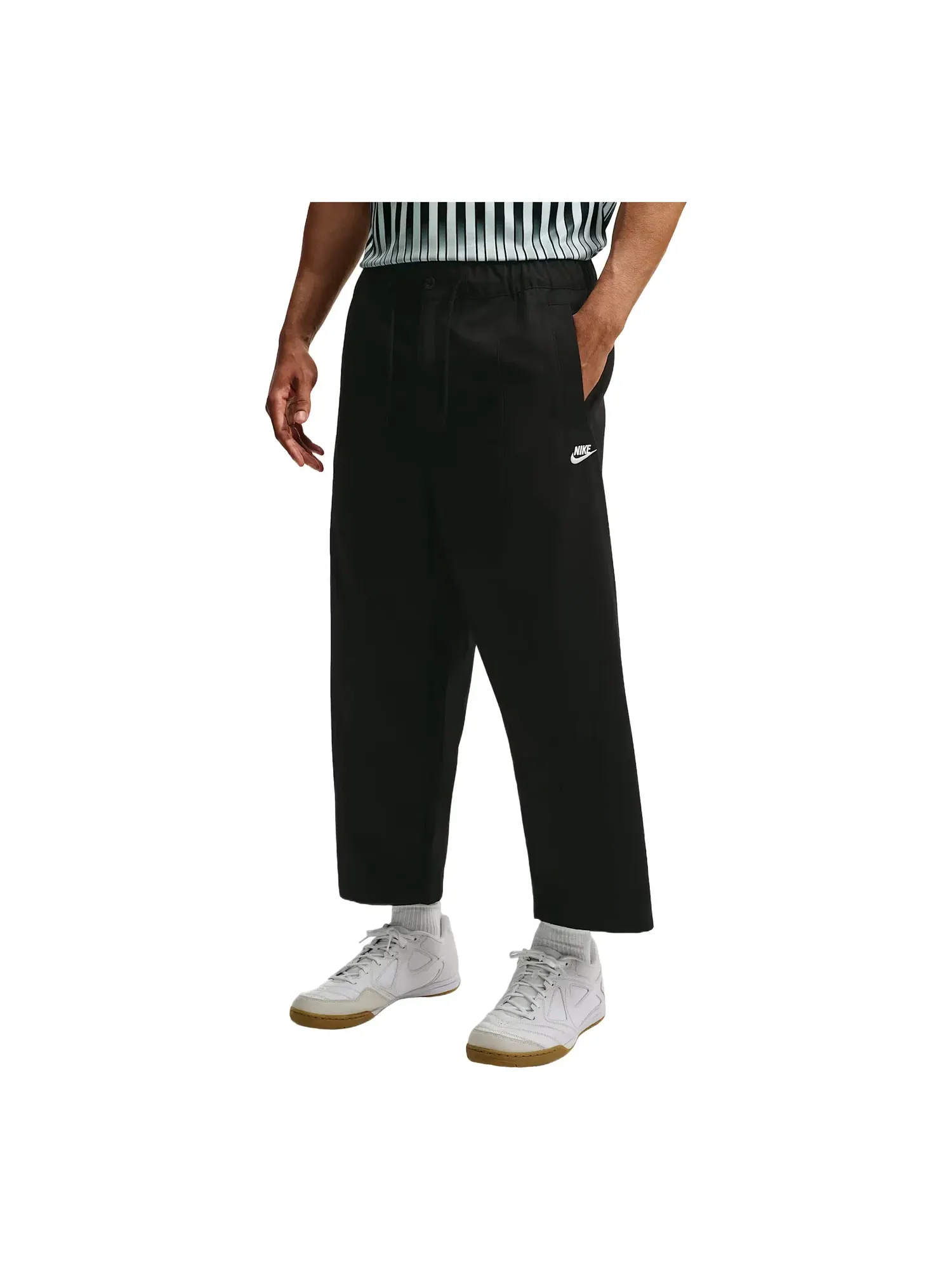 Мужские спортивные брюки с принтом Nike Sportswear Club Sneaker Pants — изображение 1 из 3, черный