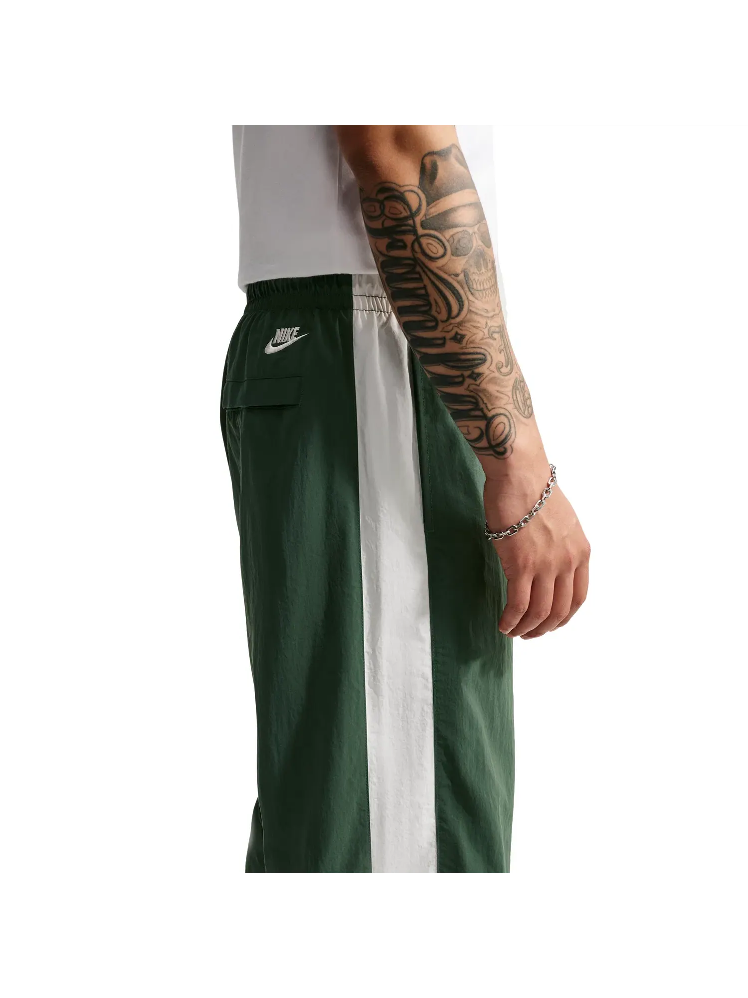 Мужские спортивные брюки с принтом Nike Sportswear Club Fir Phantom — изображение 2 из 3, зеленый