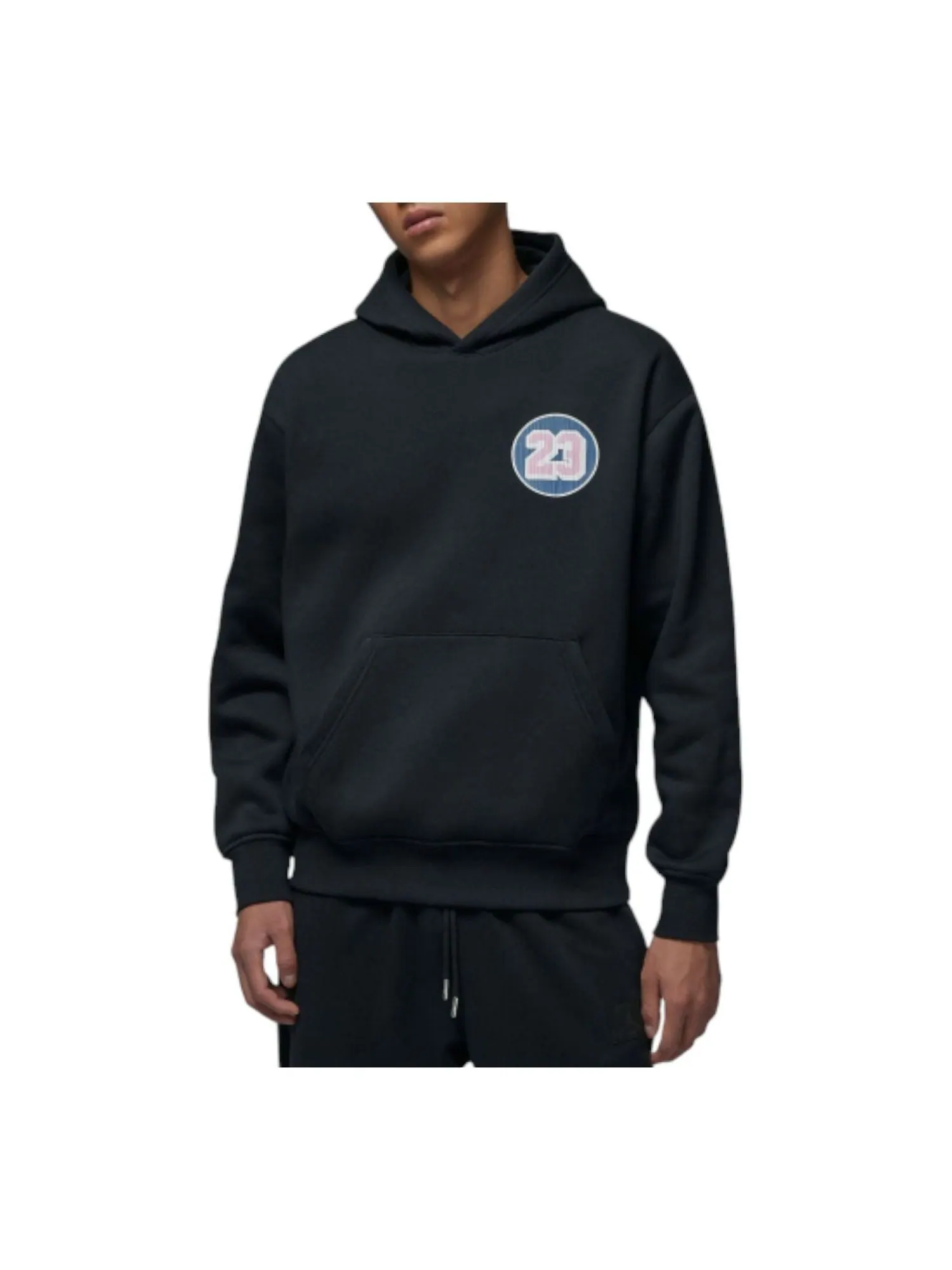 Худи Air Jordan AJ5 Fleece Pullover Hoodie 'Black' — изображение 1 из 2, черный