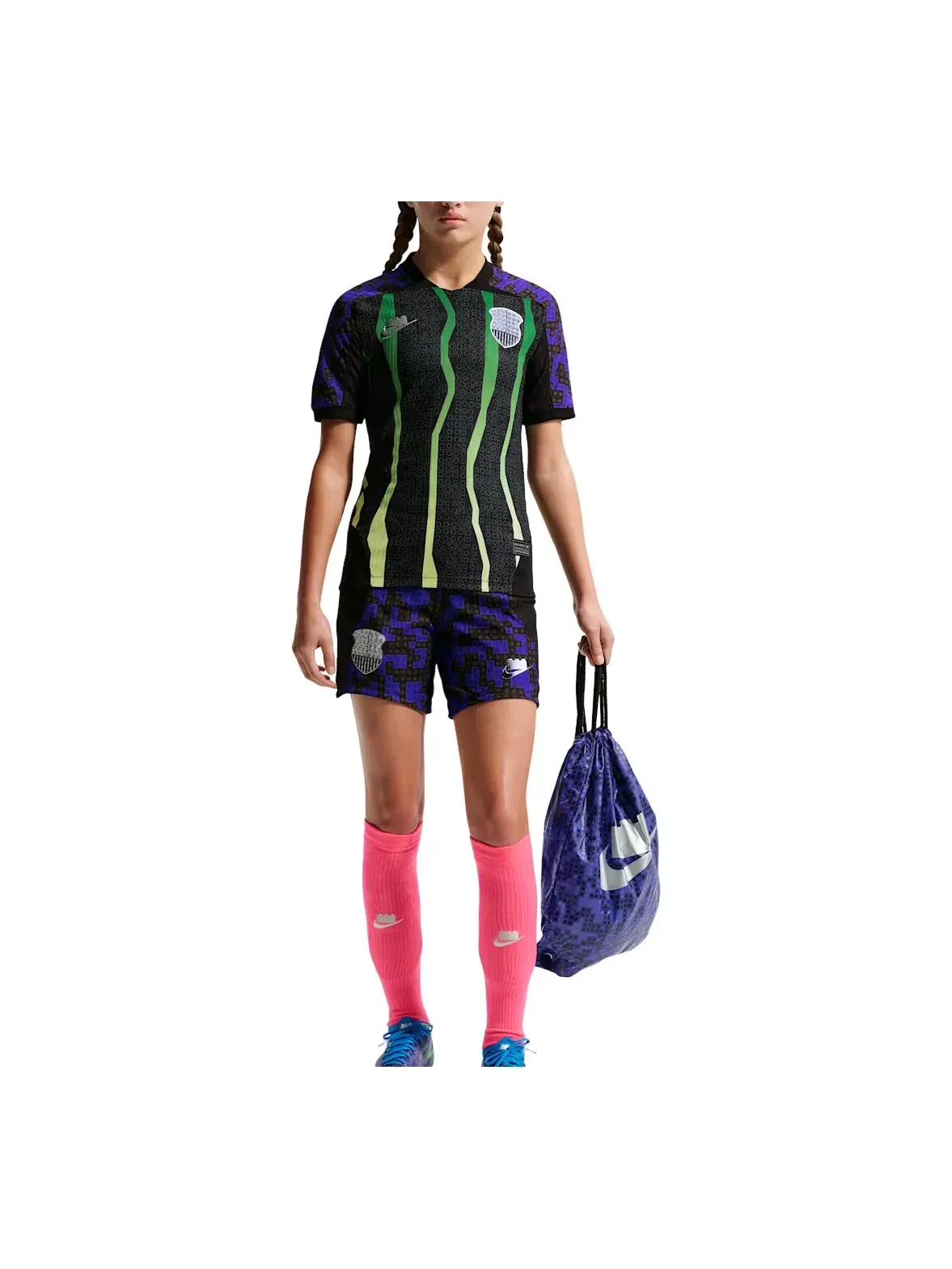 Детская футболка с принтом Nike x LEGO Collection Dri-FIT Jersey — изображение 1 из 3, черный