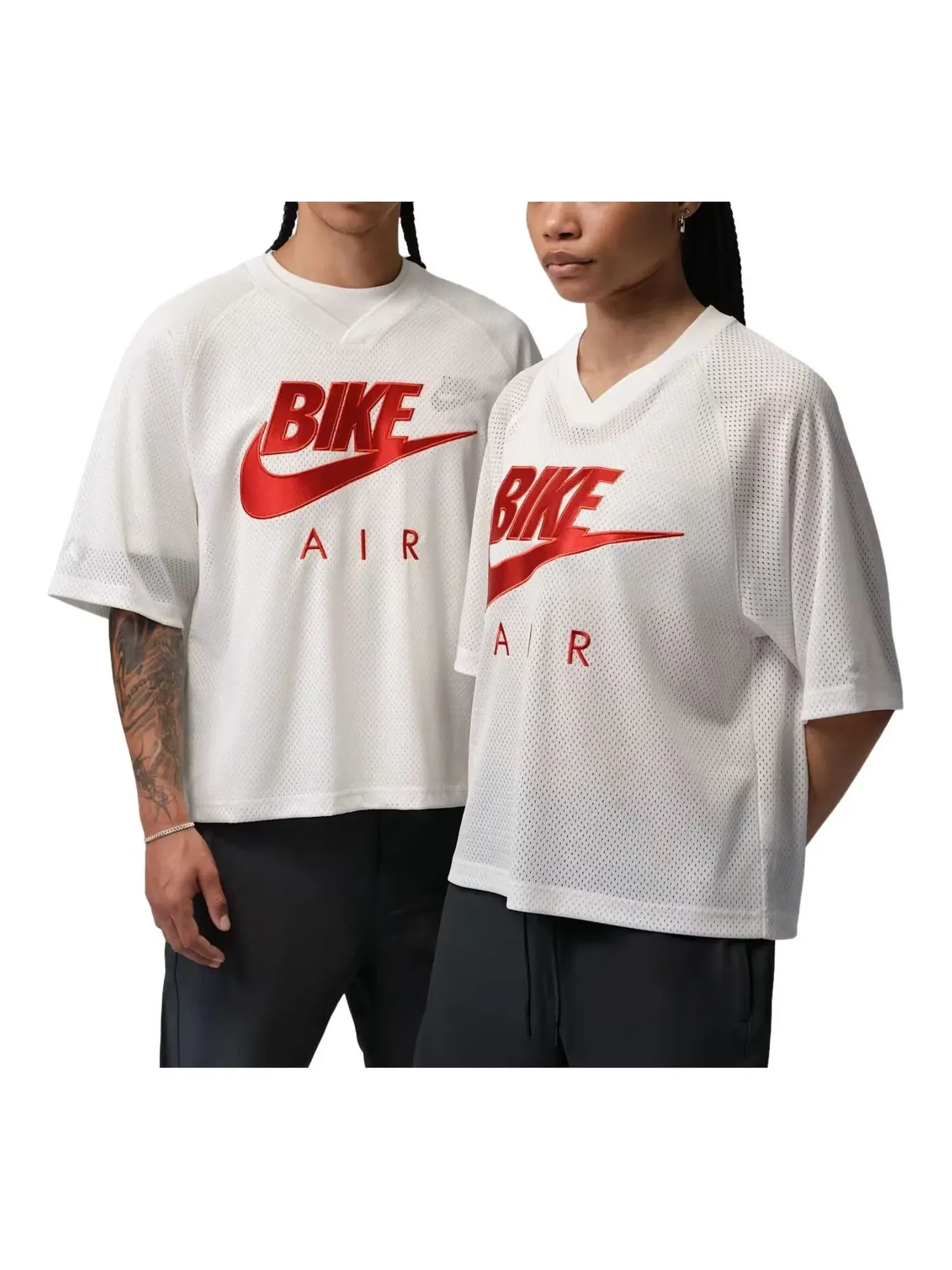 Мужская джерси с принтом Bike Air Jordan x Nigel Sylvester — изображение 1 из 2, белый