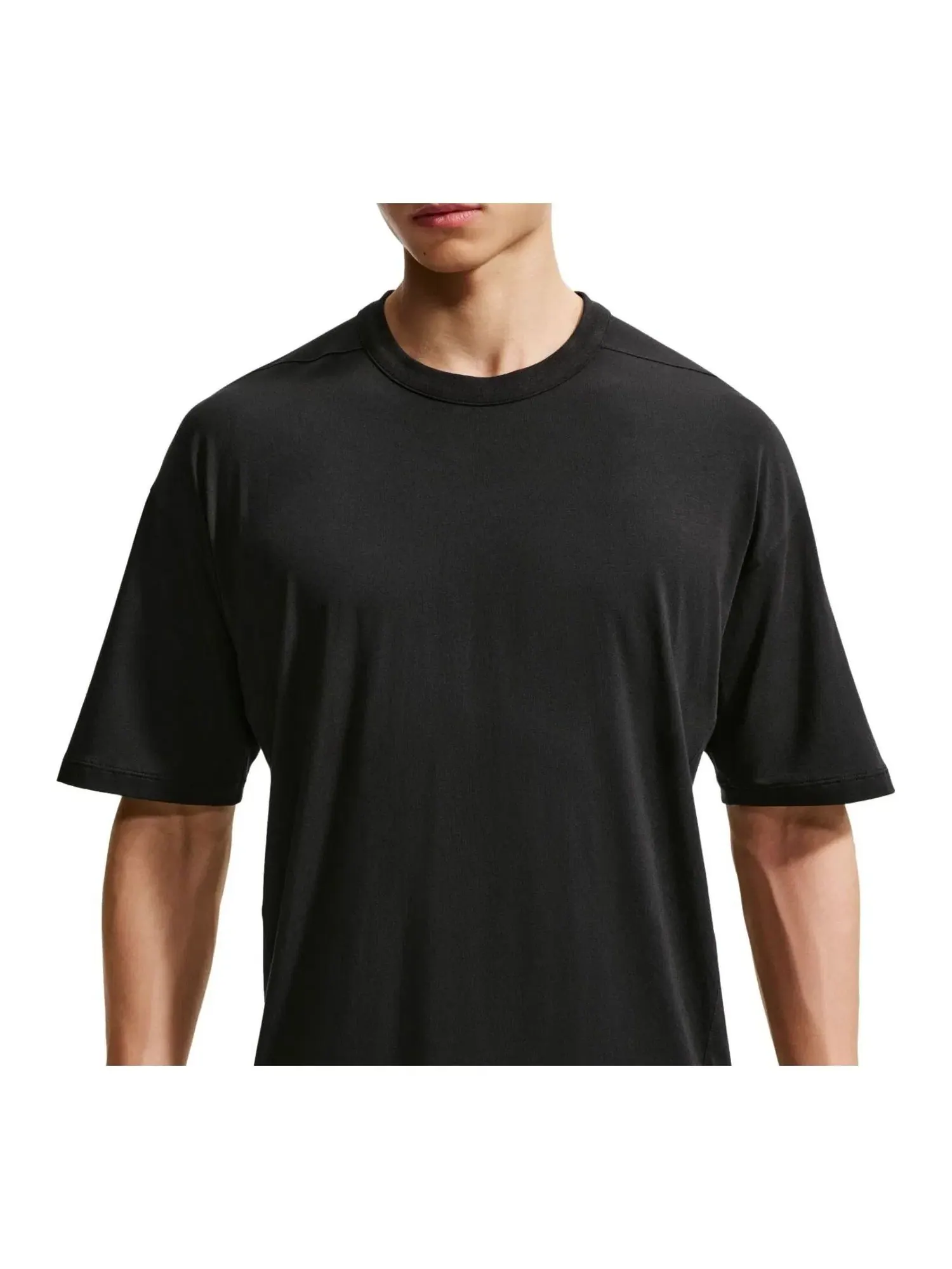 Мужская футболка с принтом Nike 24.7 Impossiblysoft Light Dri-Fit — изображение 1 из 4, черный
