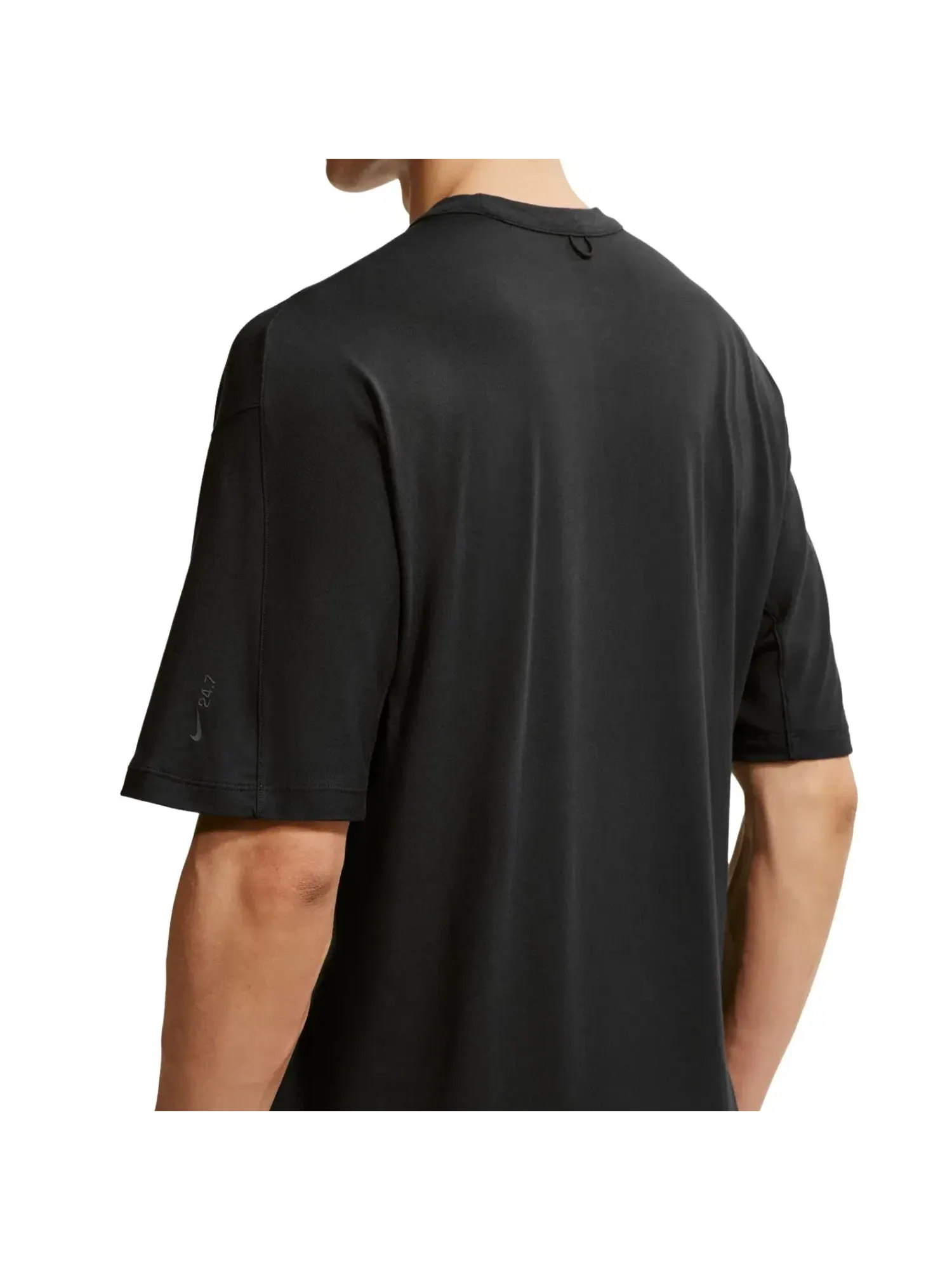 Мужская футболка с принтом Nike 24.7 Impossiblysoft Light Dri-Fit — изображение 2 из 4, черный