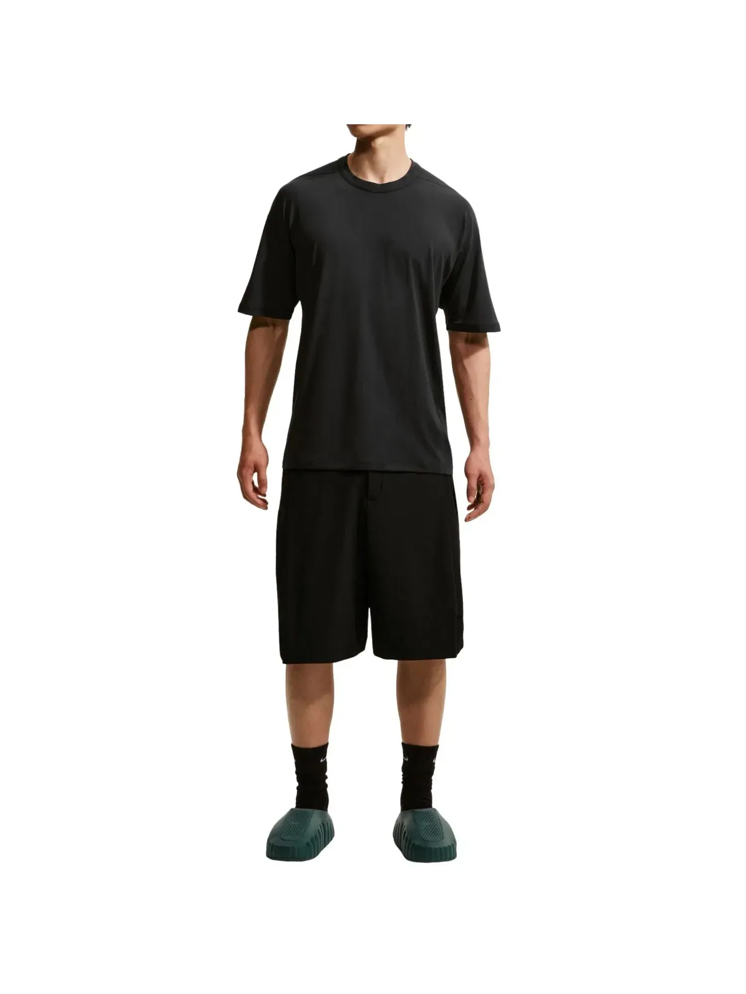 Мужская футболка с принтом Nike 24.7 Impossiblysoft Light Dri-Fit — изображение 3 из 4, черный