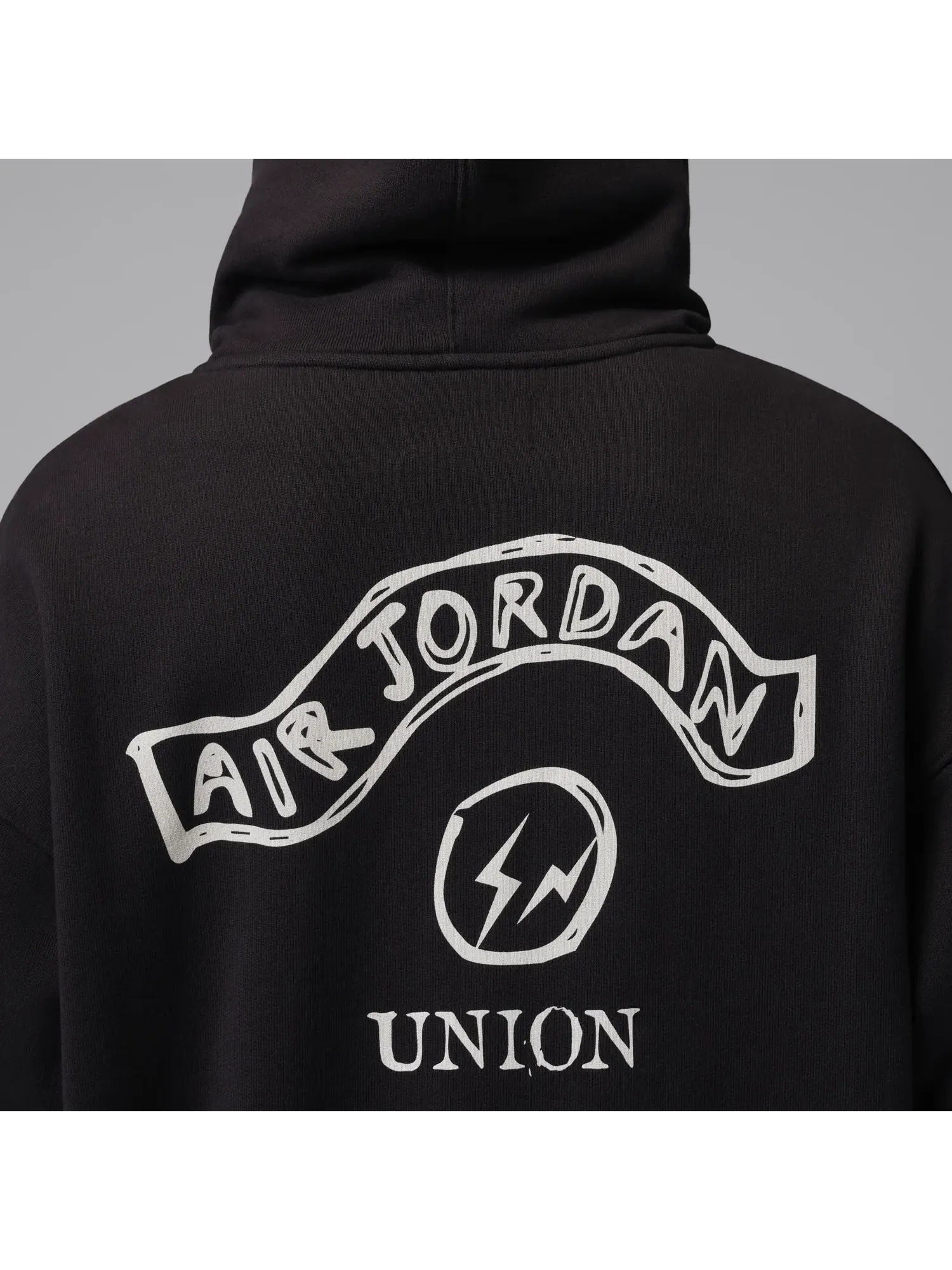 Худи Air Jordan x Union x Fragment на молнии — изображение 4 из 6, черный