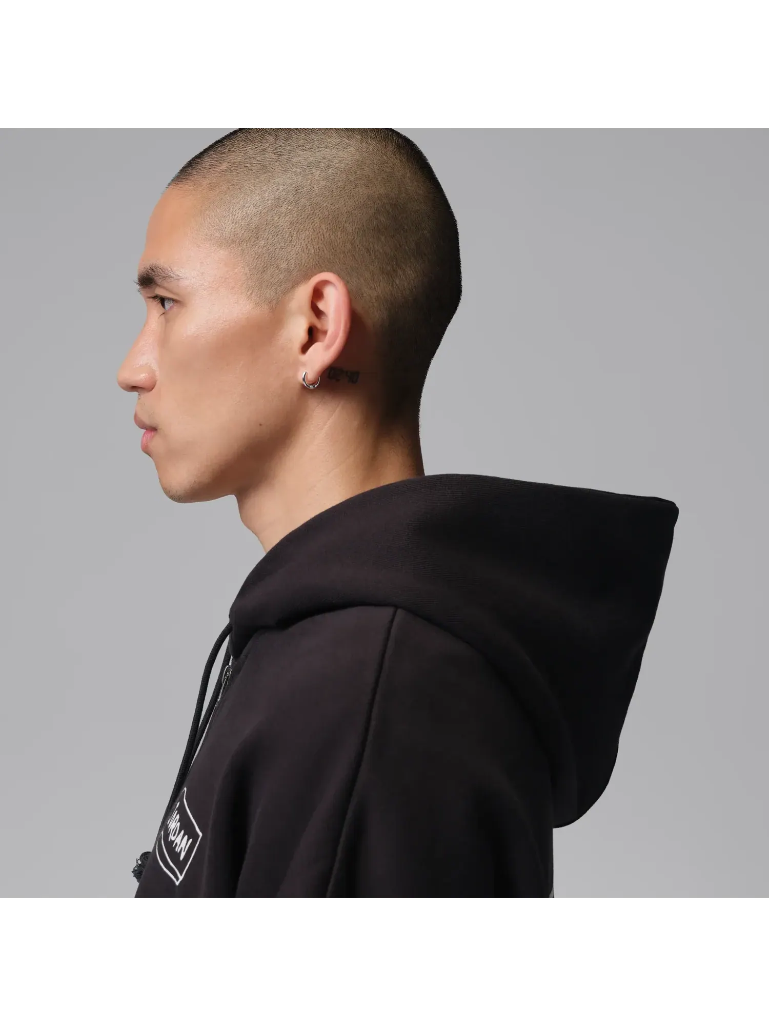 Худи Air Jordan x Union x Fragment на молнии — изображение 5 из 6, черный