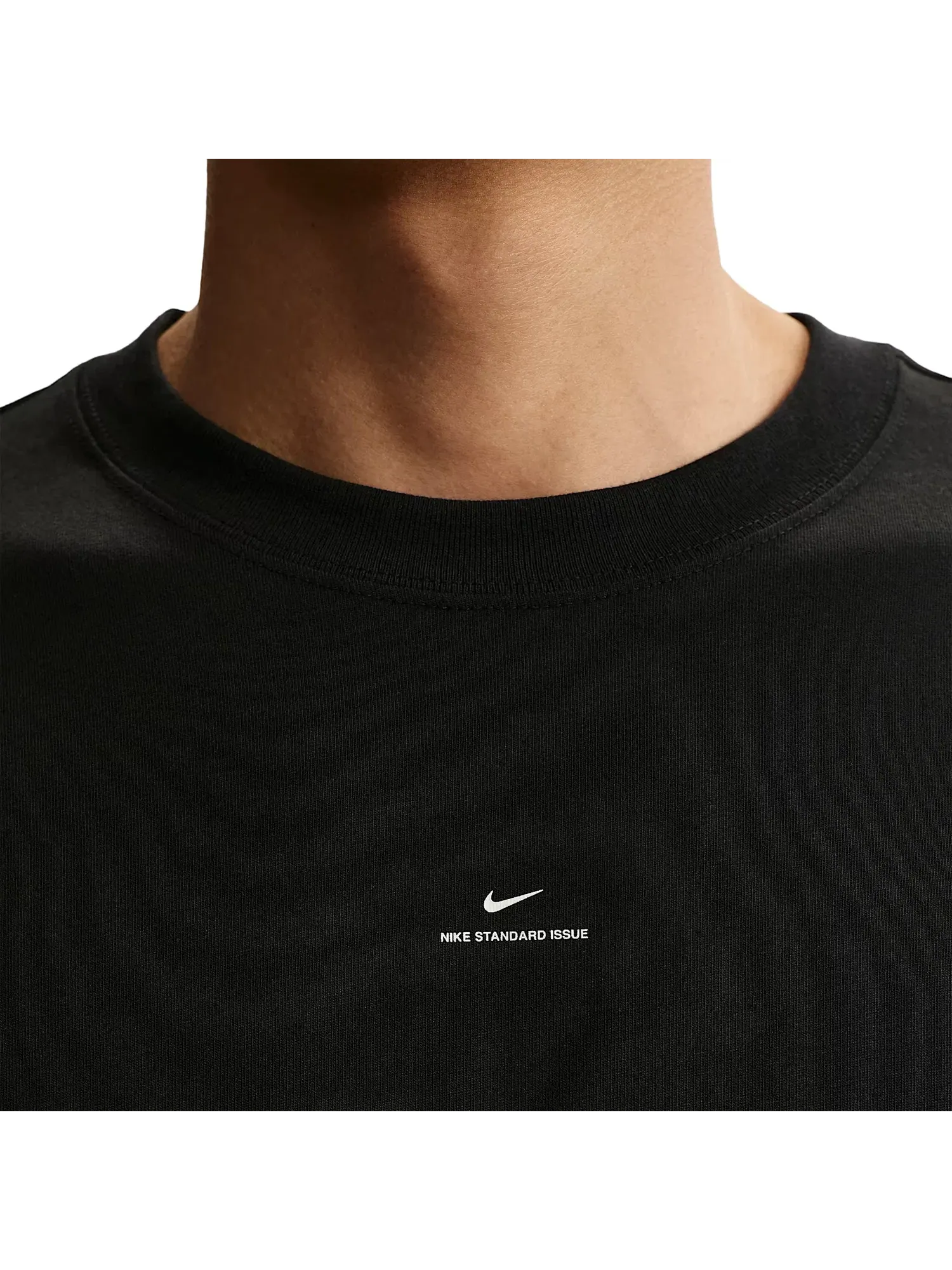Мужская футболка с технологией Dri-FIT Nike Standard Issue — изображение 6 из 6, черный
