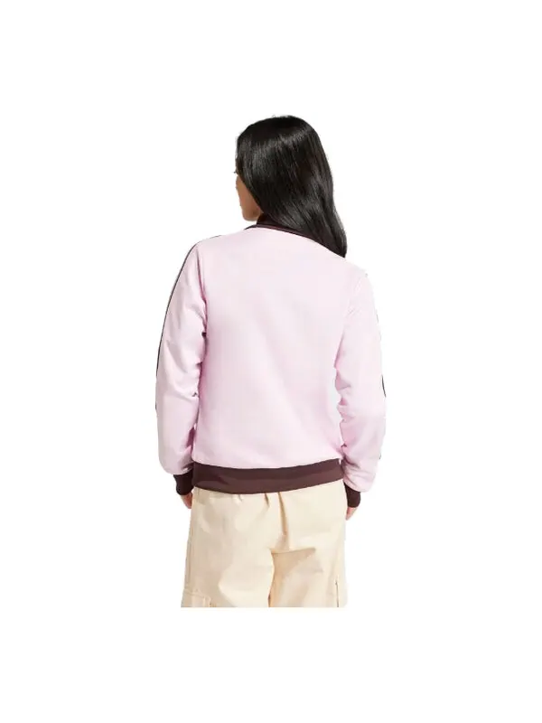 Куртка оригиналы beckenbauer track top asia sizing Adidas — изображение 3 из 3, розовый/коричневый