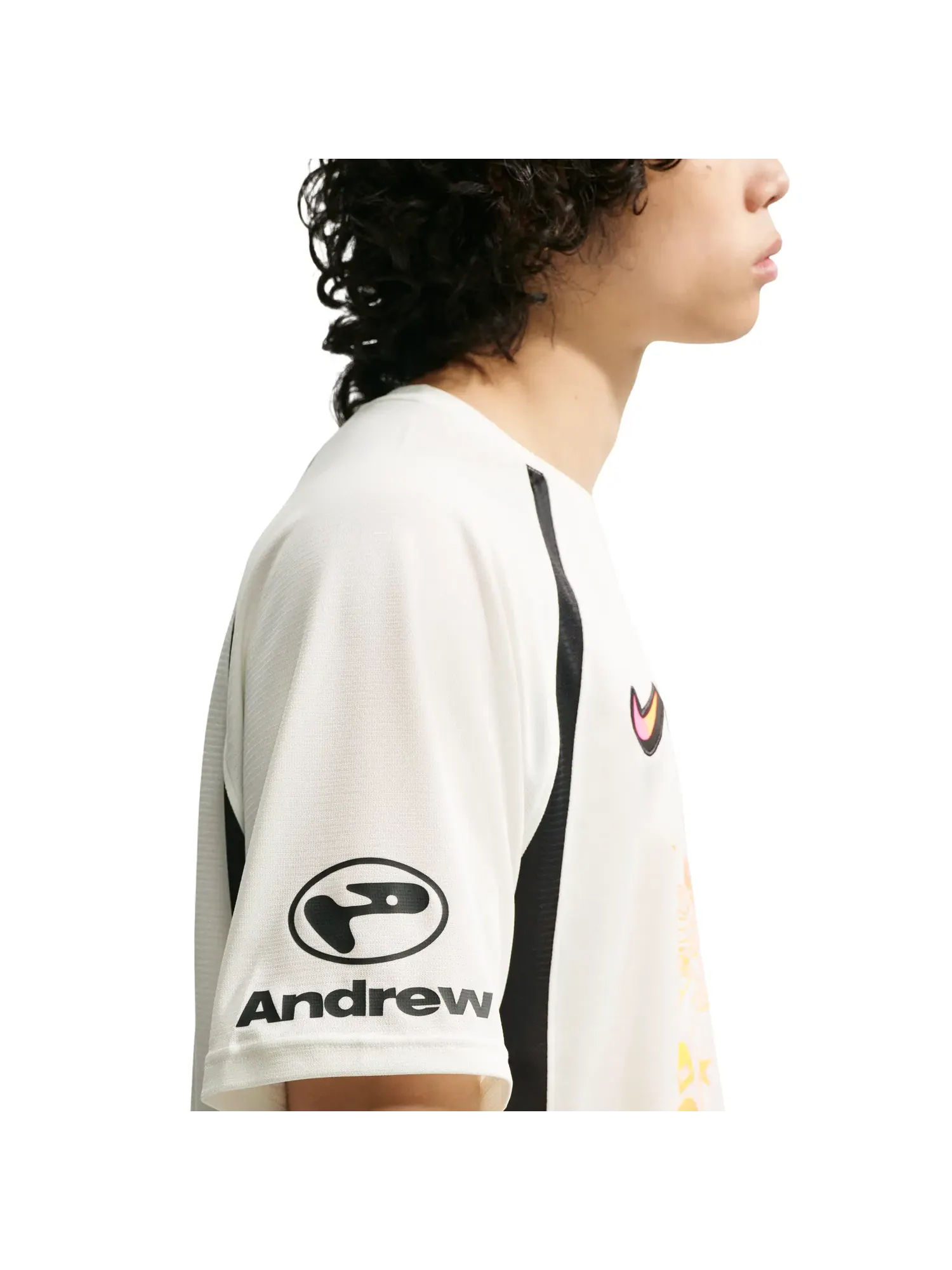 Мужская джерси Nike SB Skate Jersey Sail Black — изображение 5 из 5, белый