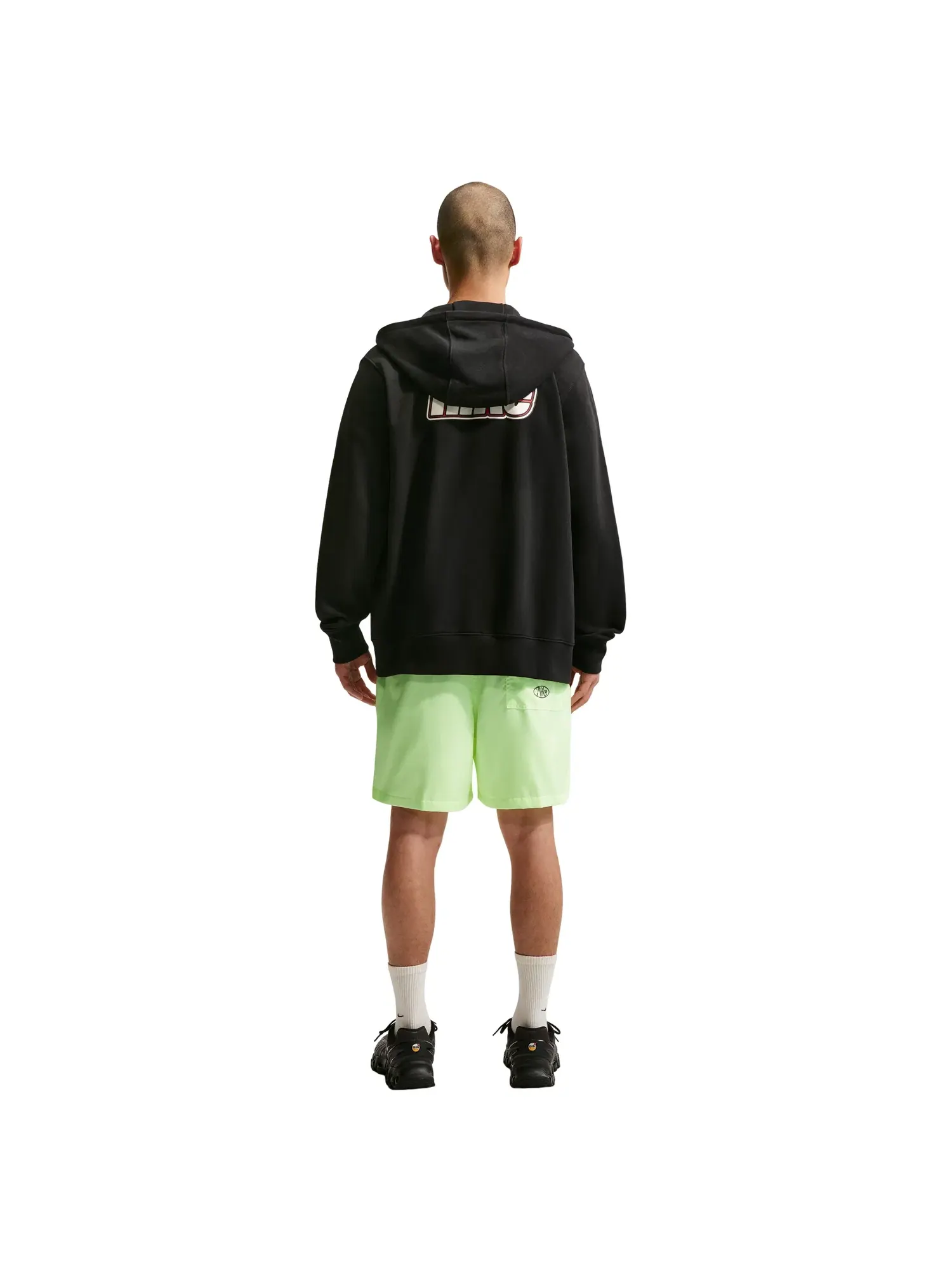 Мужские шорты Nike Club Flow Barely Volt Dark Raisin — изображение 3 из 3, зеленый
