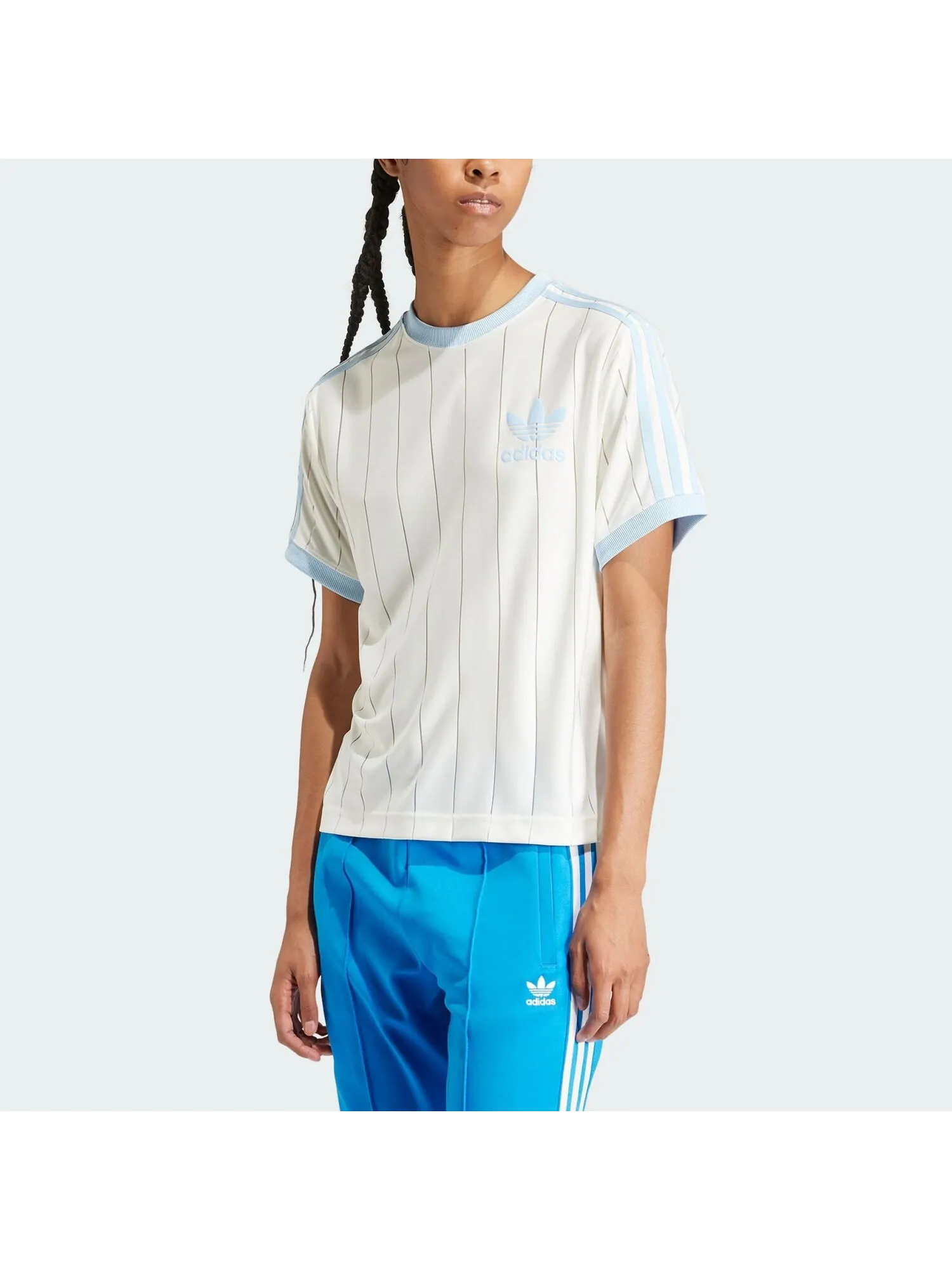 Футболка Adidas Originals 3-Stripes — изображение 2 из 5, белый