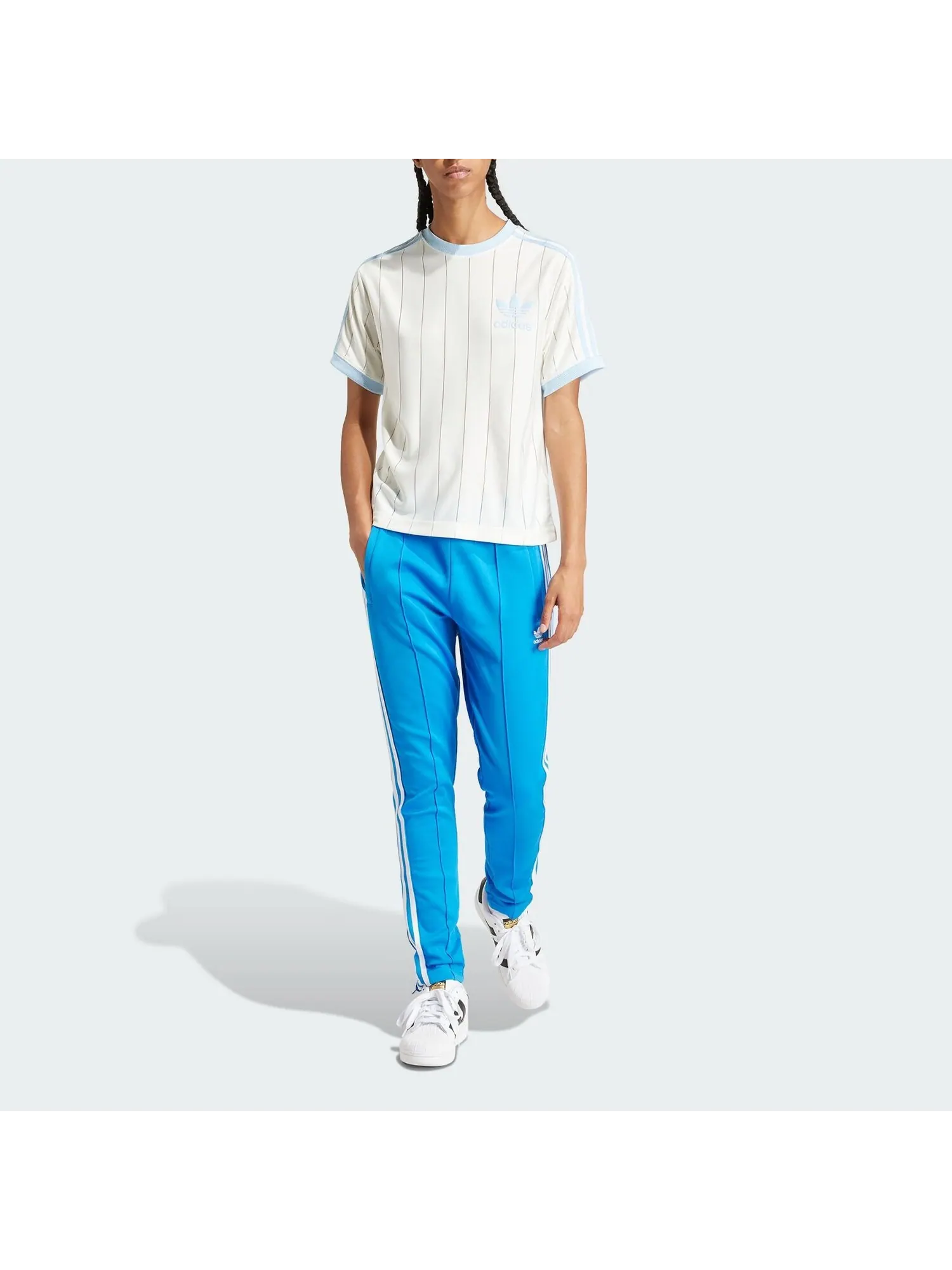Футболка Adidas Originals 3-Stripes — изображение 4 из 5, белый